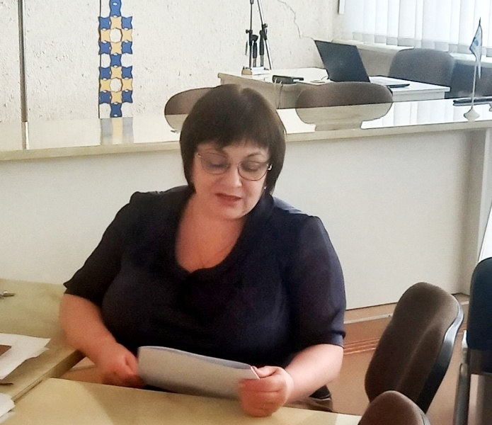 Надія Дробик веде засідання науково-методичної ради